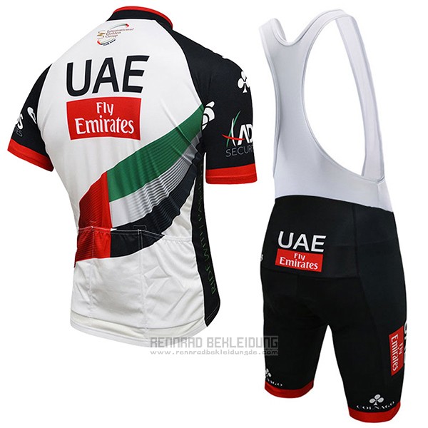 2017 Fahrradbekleidung UCI Weltmeister Uae Wei Trikot Kurzarm und Tragerhose - zum Schließen ins Bild klicken